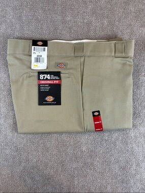 Dickies 874 Original Work Pants 42x28 Khaki NWT